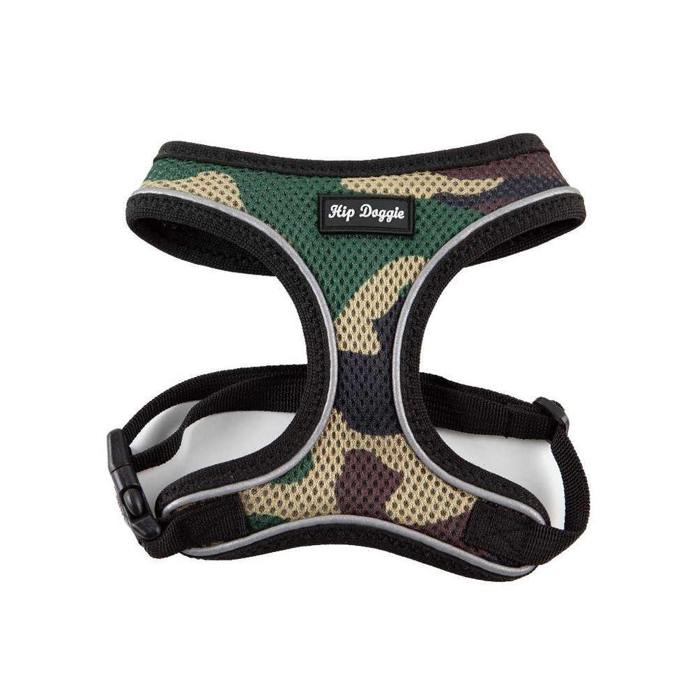 Ultra Comfort Reflective Pet Mesh Harness Vest - Camo